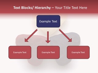 Three Wax Hearts In A Triangle, Semi-Isolated On White Background, Soft Shadow PowerPoint Template