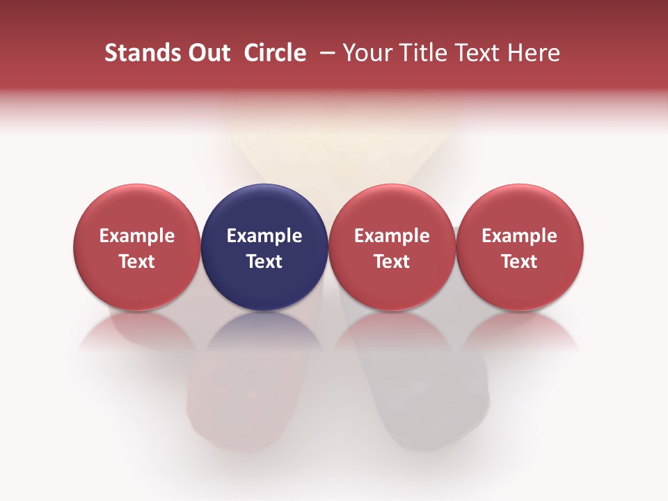 Three Wax Hearts In A Triangle, Semi-Isolated On White Background, Soft Shadow PowerPoint Template