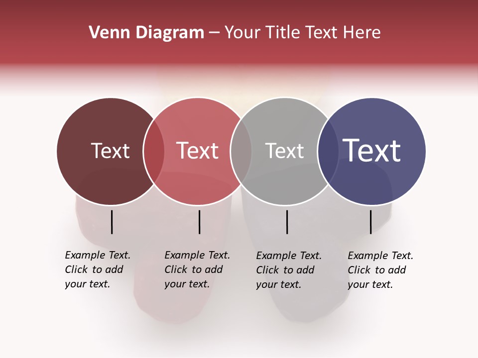 Three Wax Hearts In A Triangle, Semi-Isolated On White Background, Soft Shadow PowerPoint Template