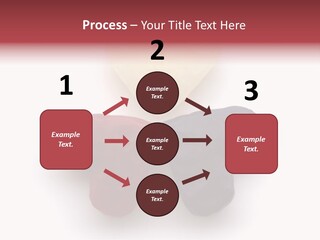 Three Wax Hearts In A Triangle, Semi-Isolated On White Background, Soft Shadow PowerPoint Template