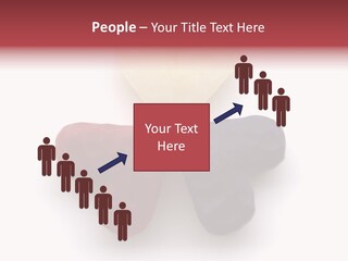 Three Wax Hearts In A Triangle, Semi-Isolated On White Background, Soft Shadow PowerPoint Template