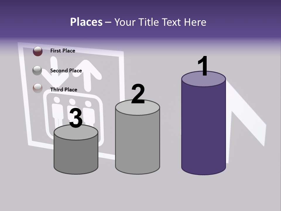 Elevator Sign PowerPoint Template