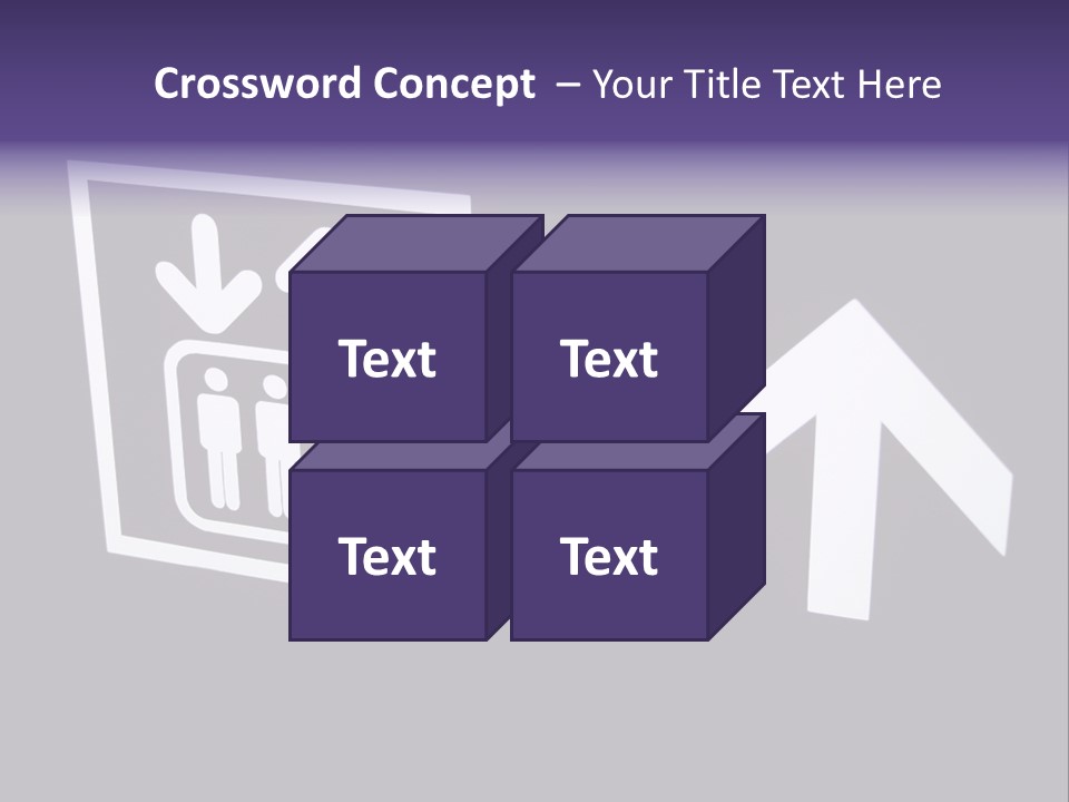 Elevator Sign PowerPoint Template