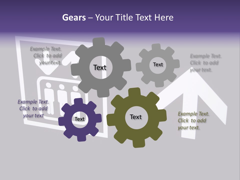 Elevator Sign PowerPoint Template