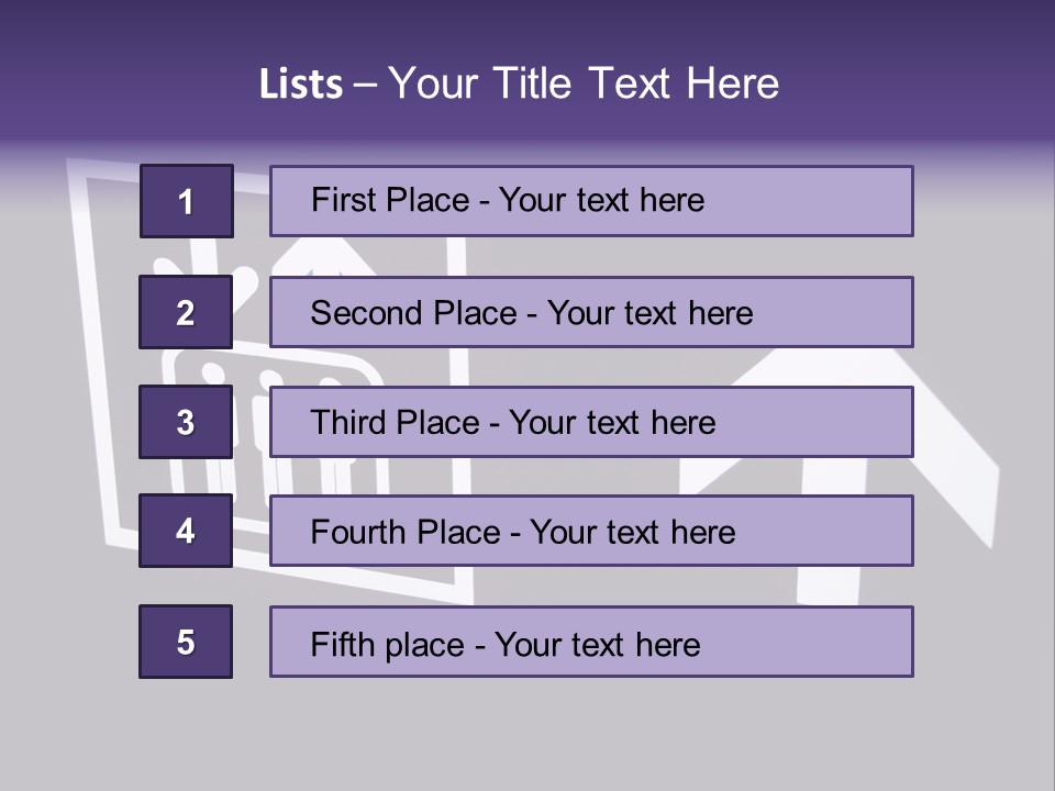 Elevator Sign PowerPoint Template