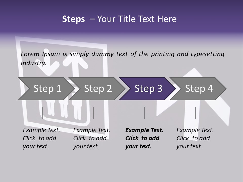 Elevator Sign PowerPoint Template