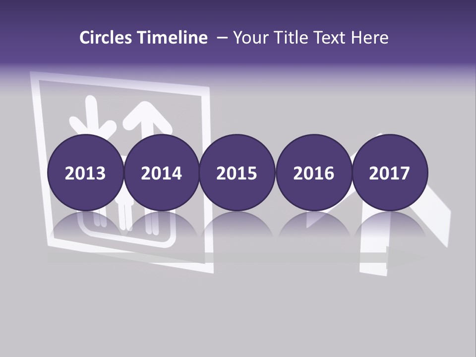 Elevator Sign PowerPoint Template