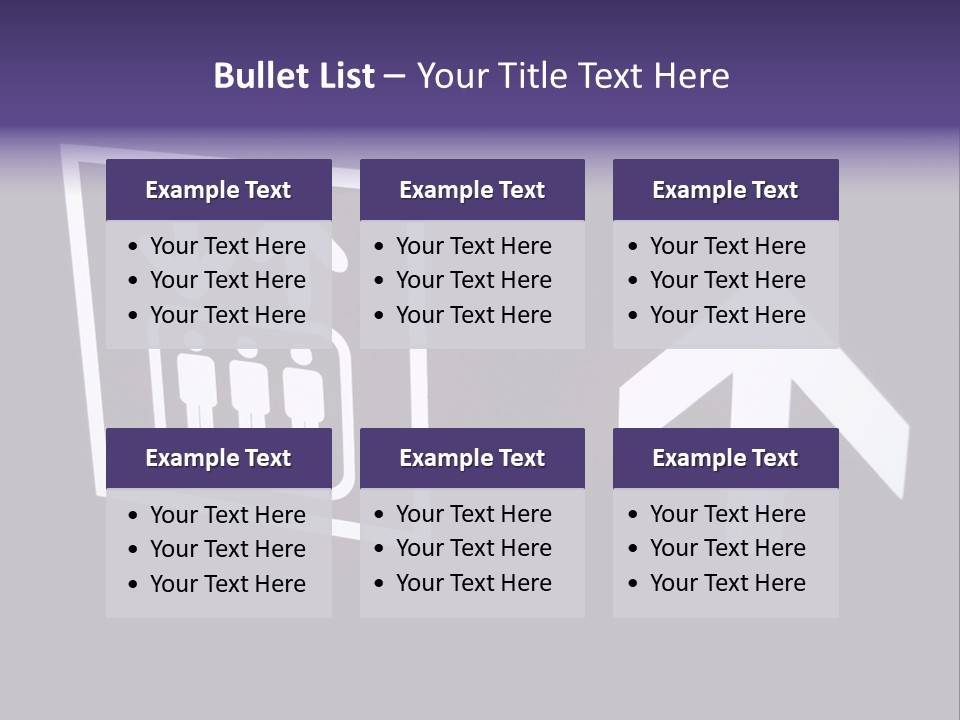 Elevator Sign PowerPoint Template