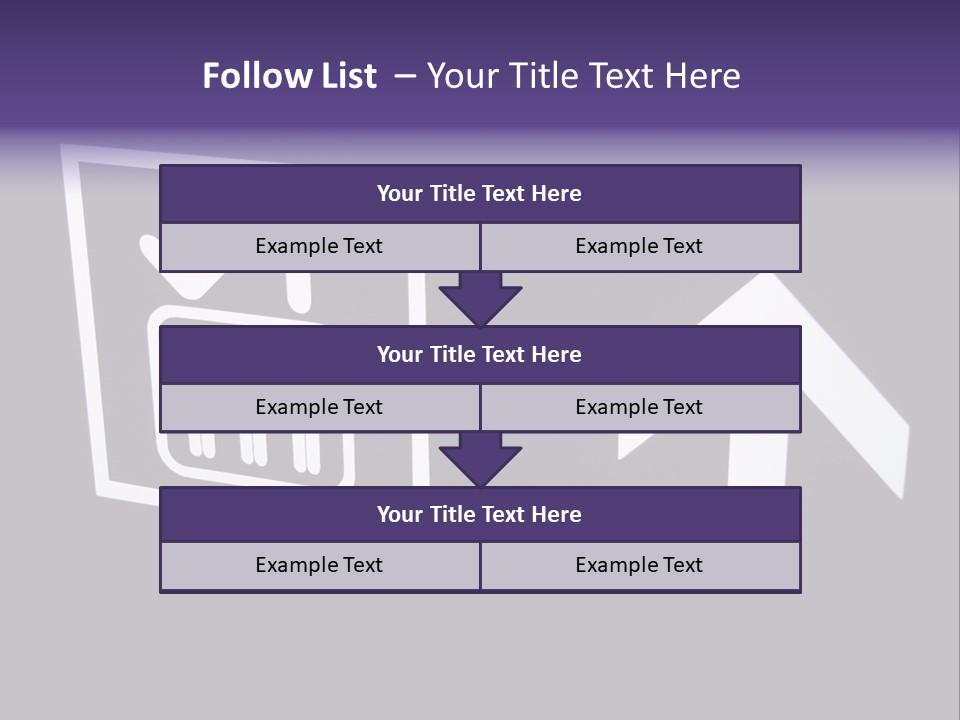 Elevator Sign PowerPoint Template