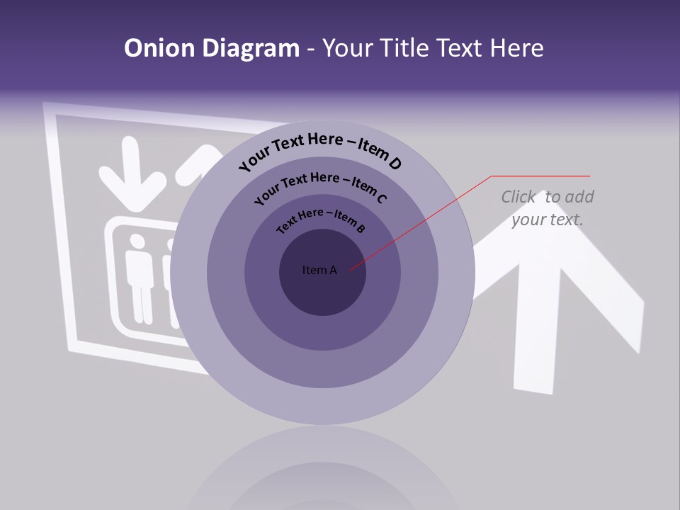 Elevator Sign PowerPoint Template