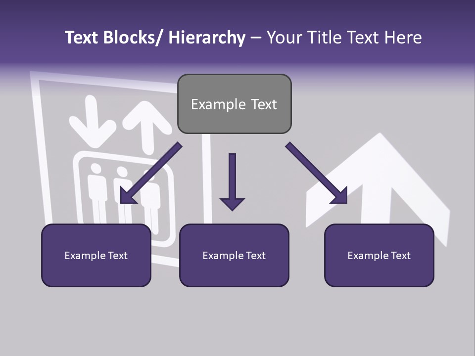 Elevator Sign PowerPoint Template