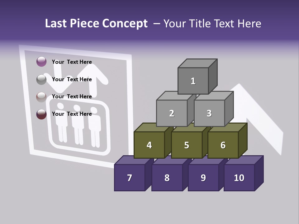 Elevator Sign PowerPoint Template