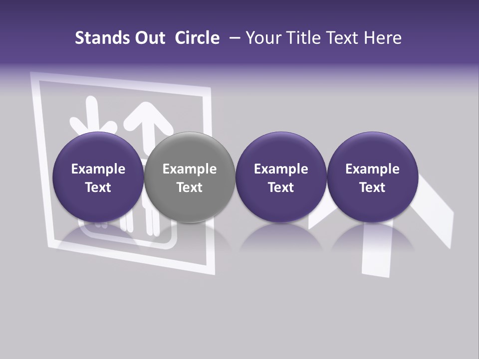 Elevator Sign PowerPoint Template