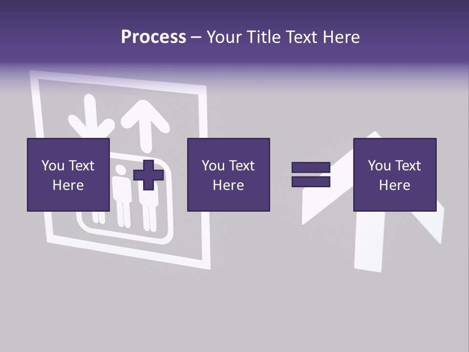 Elevator Sign PowerPoint Template