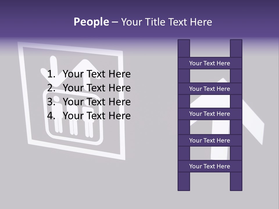 Elevator Sign PowerPoint Template