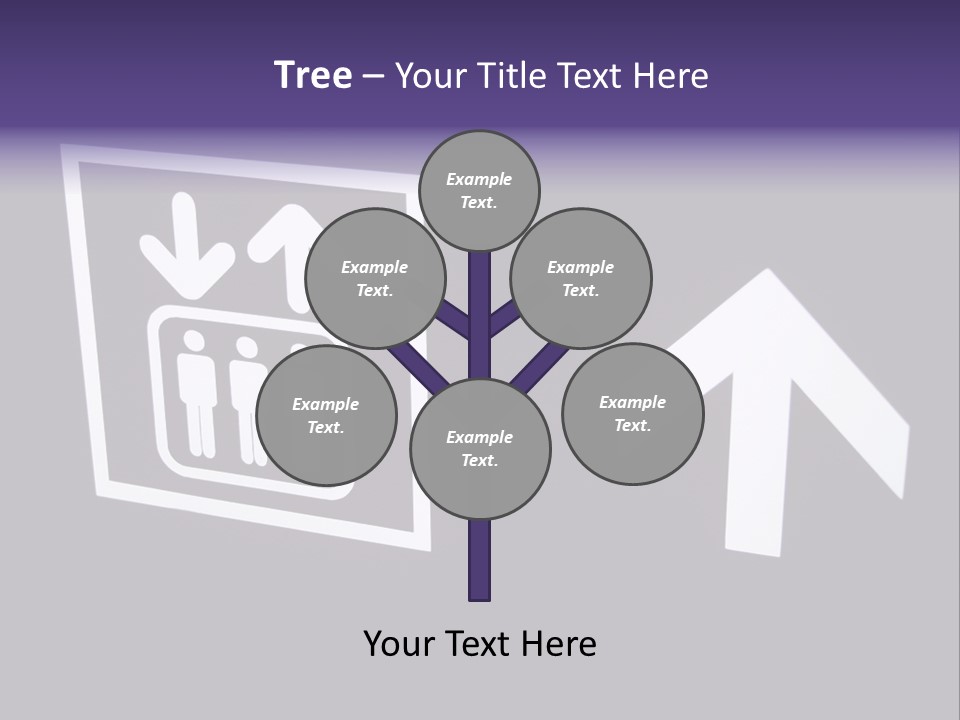 Elevator Sign PowerPoint Template