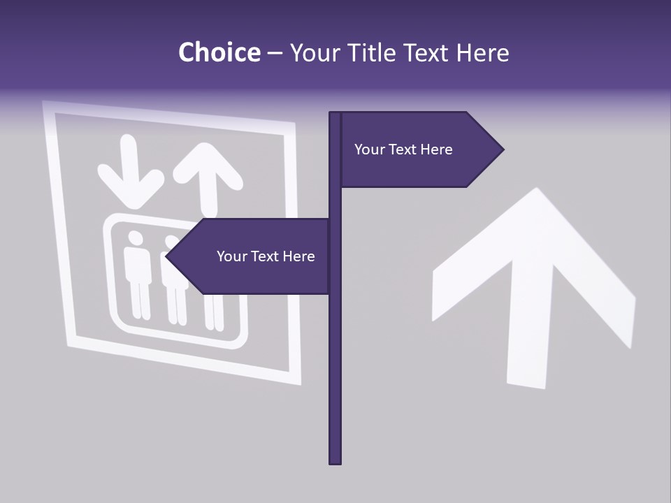 Elevator Sign PowerPoint Template