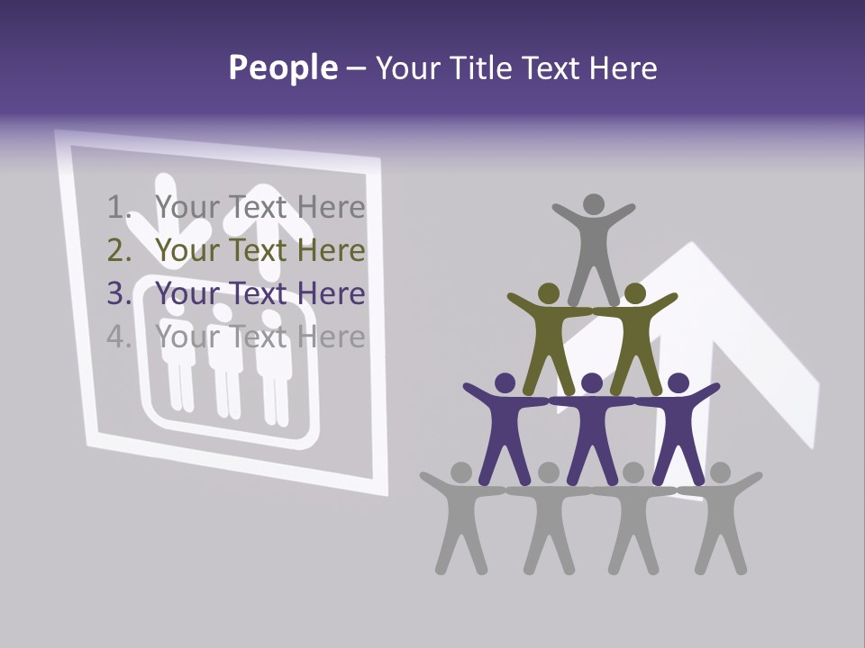 Elevator Sign PowerPoint Template