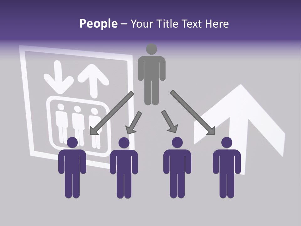 Elevator Sign PowerPoint Template