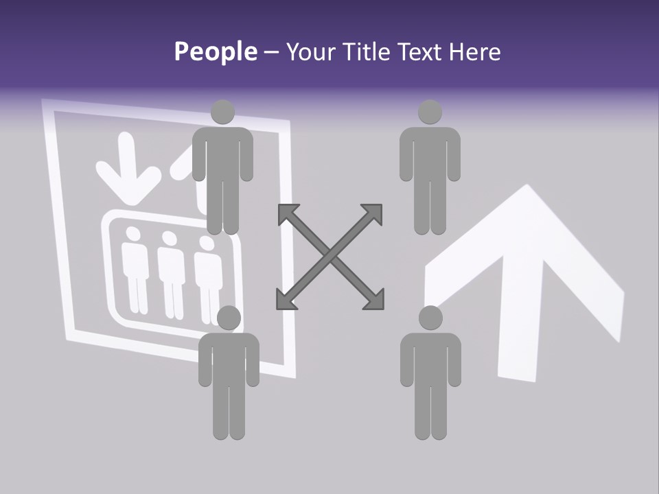 Elevator Sign PowerPoint Template