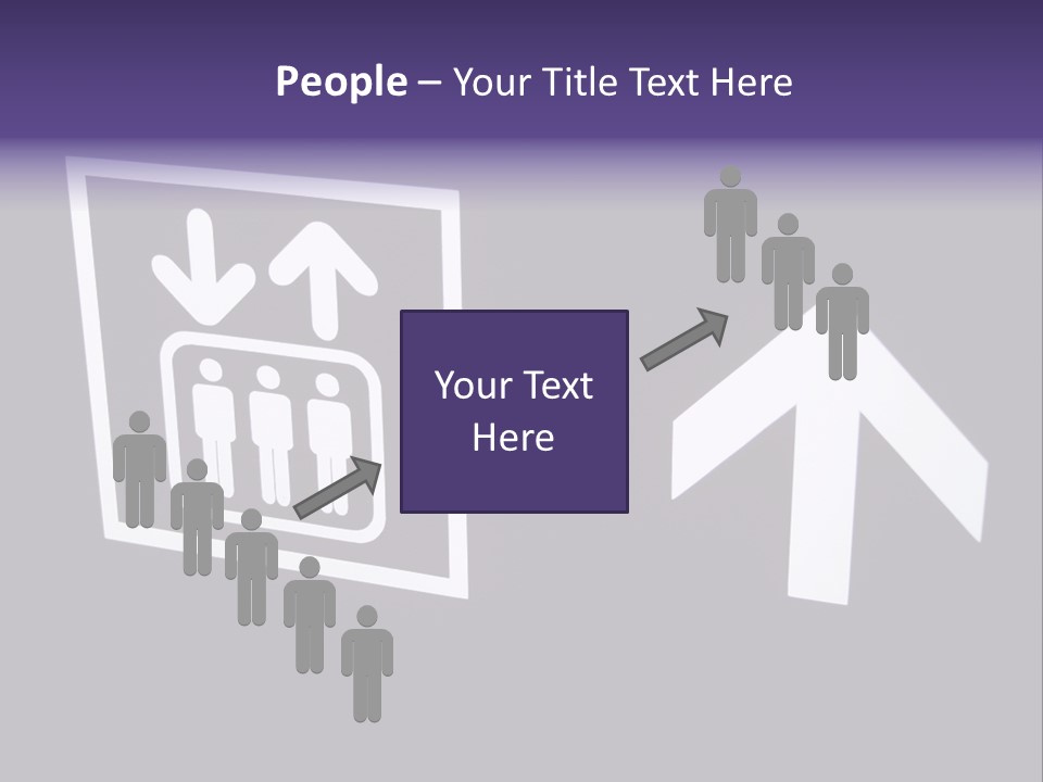 Elevator Sign PowerPoint Template