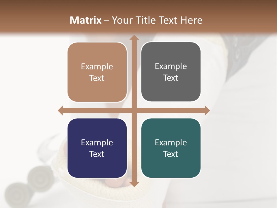 Girl With A Broken Leg PowerPoint Template