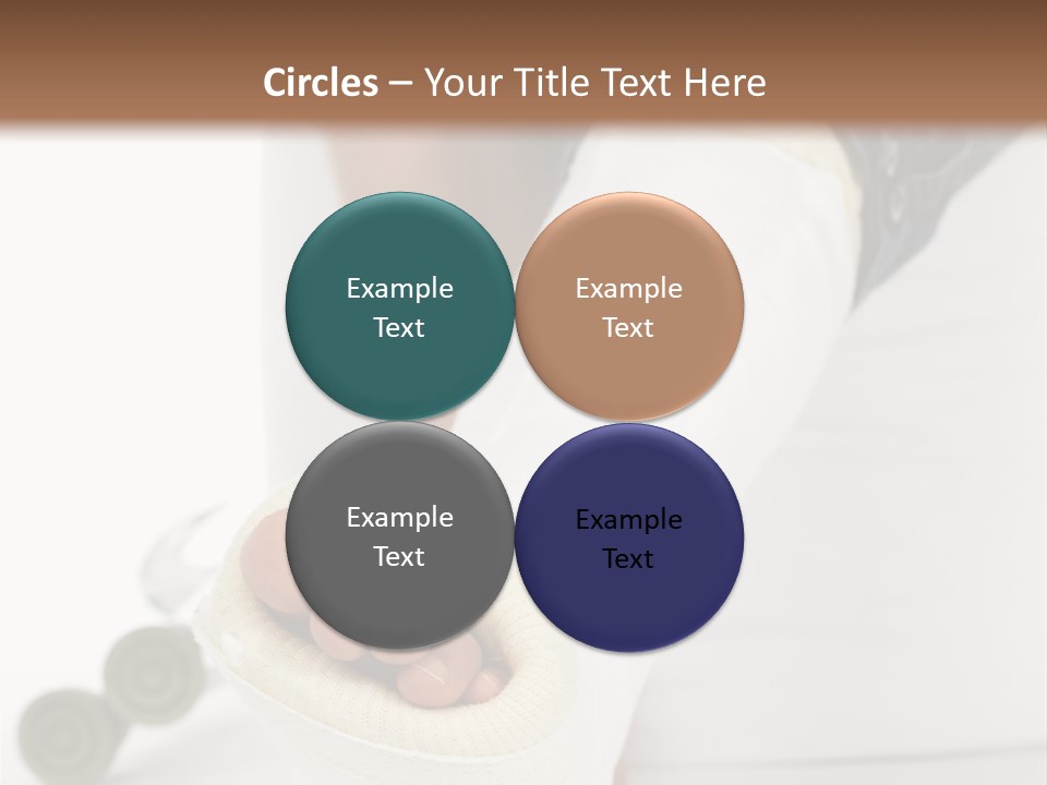 Girl With A Broken Leg PowerPoint Template