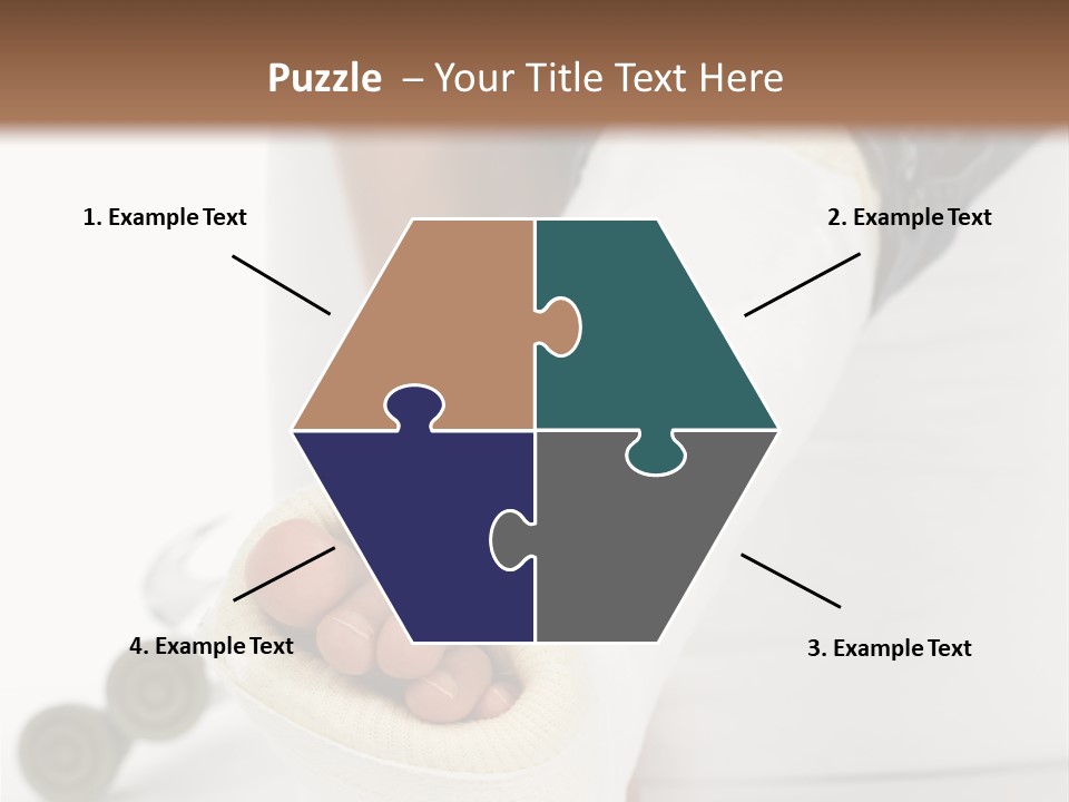 Girl With A Broken Leg PowerPoint Template