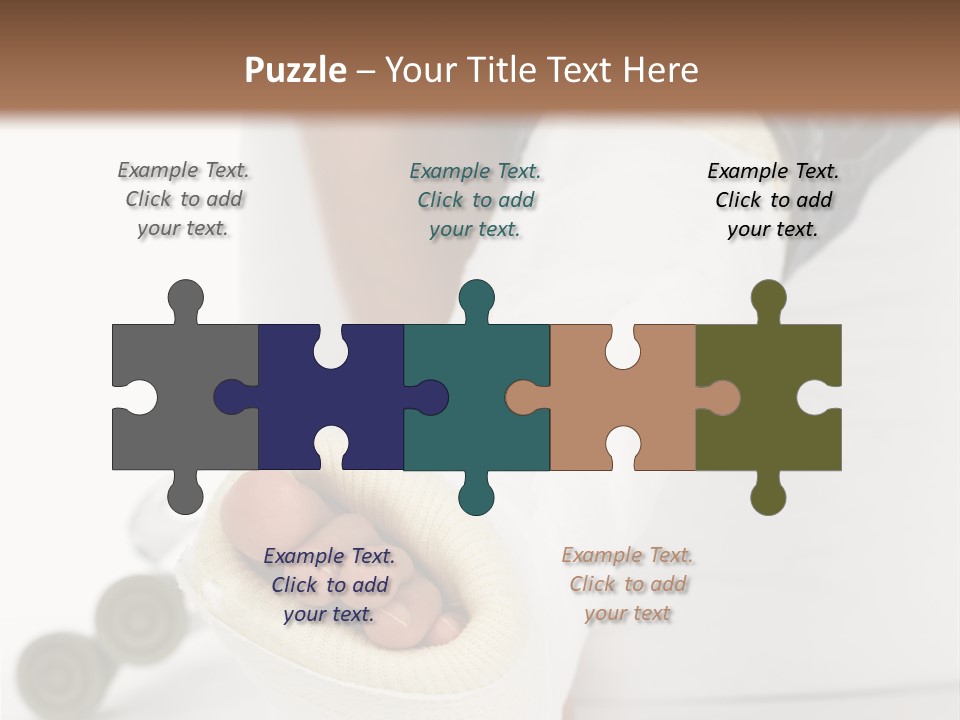 Girl With A Broken Leg PowerPoint Template