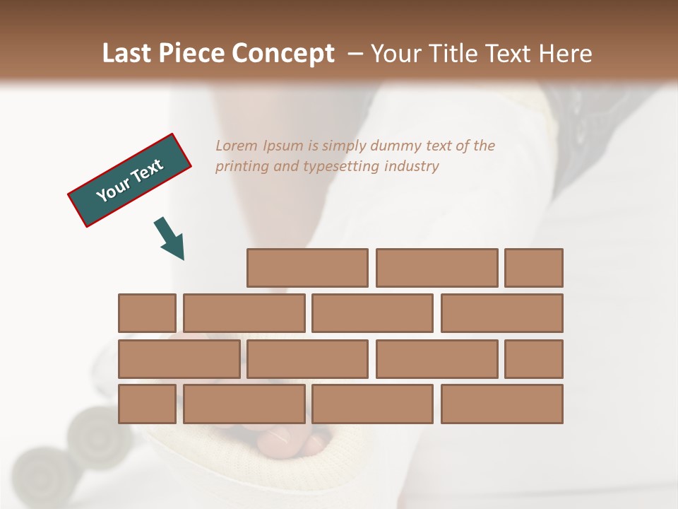 Girl With A Broken Leg PowerPoint Template