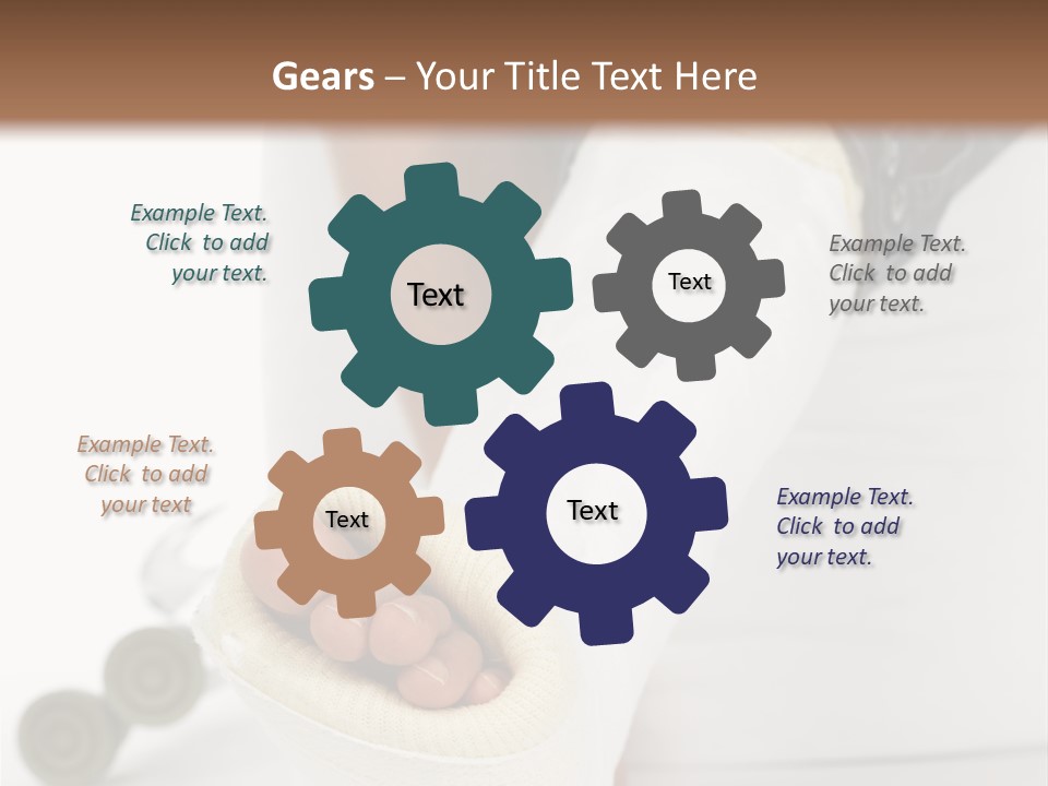 Girl With A Broken Leg PowerPoint Template