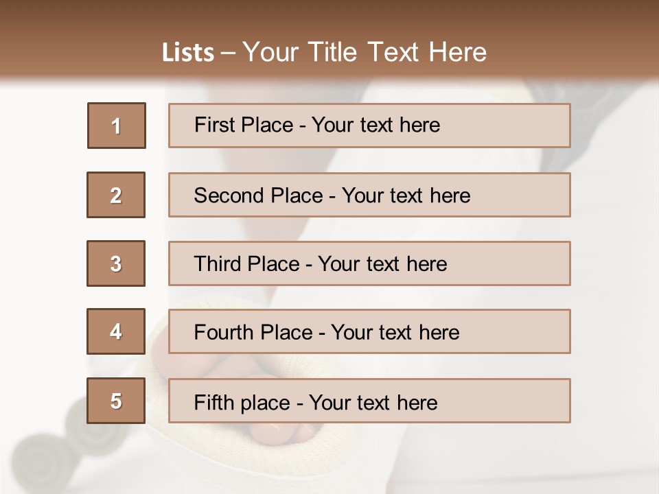 Girl With A Broken Leg PowerPoint Template