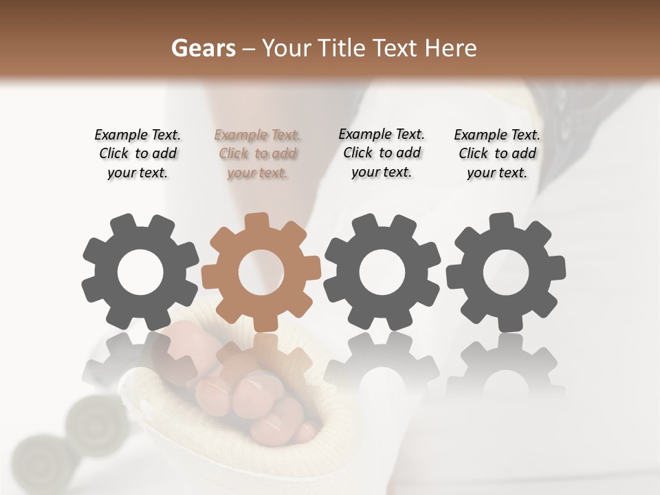 Girl With A Broken Leg PowerPoint Template