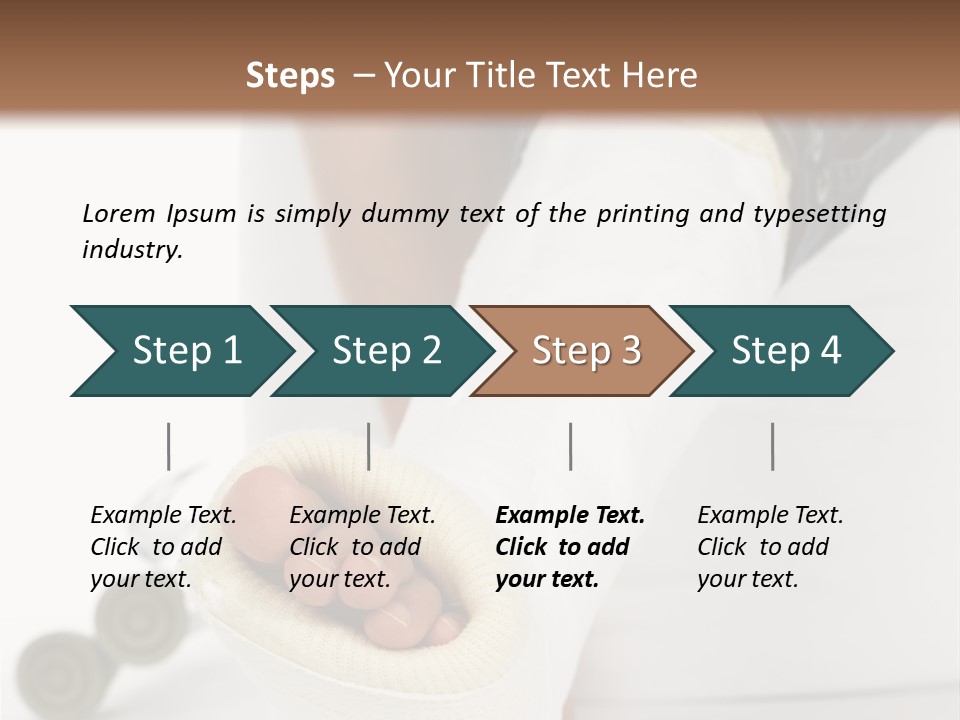 Girl With A Broken Leg PowerPoint Template