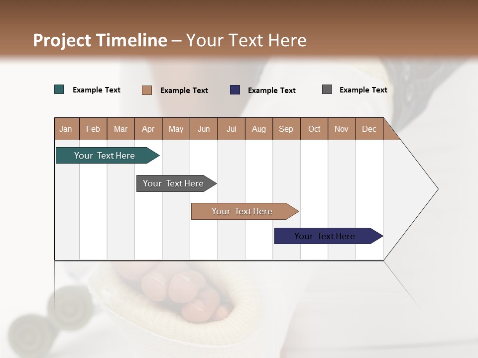 Girl With A Broken Leg PowerPoint Template