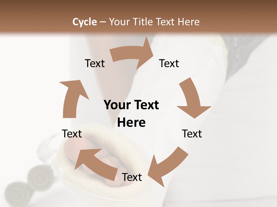 Girl With A Broken Leg PowerPoint Template