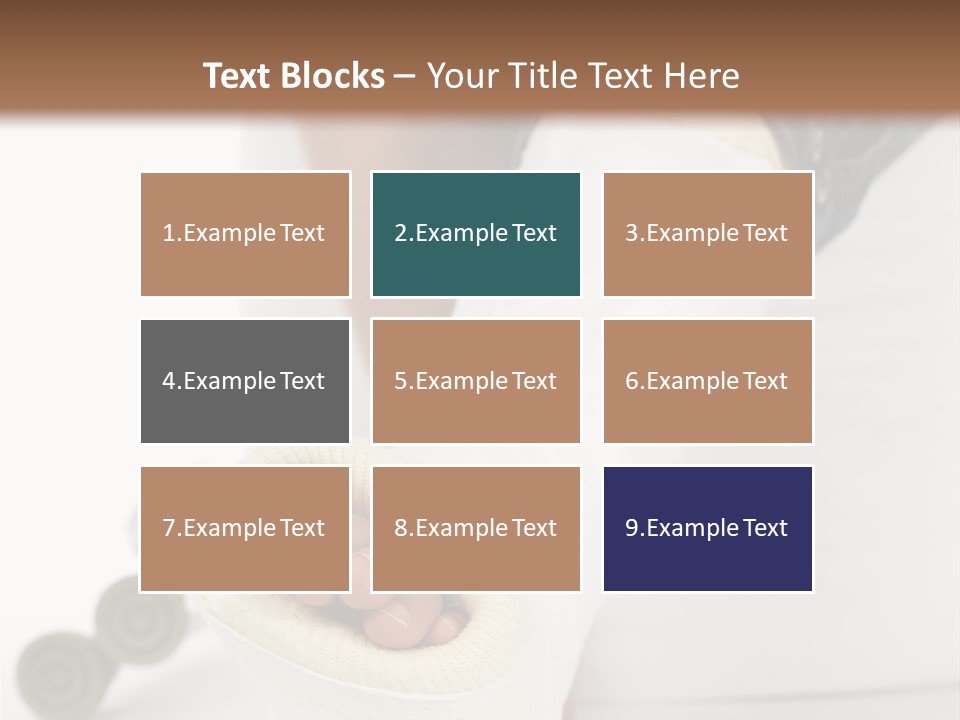 Girl With A Broken Leg PowerPoint Template