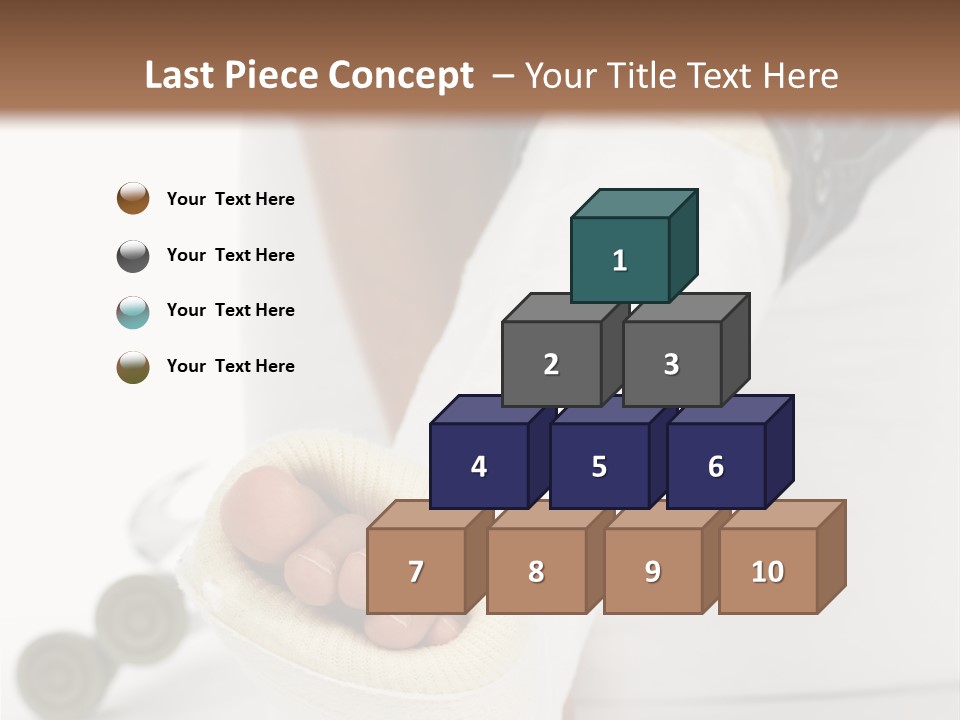 Girl With A Broken Leg PowerPoint Template