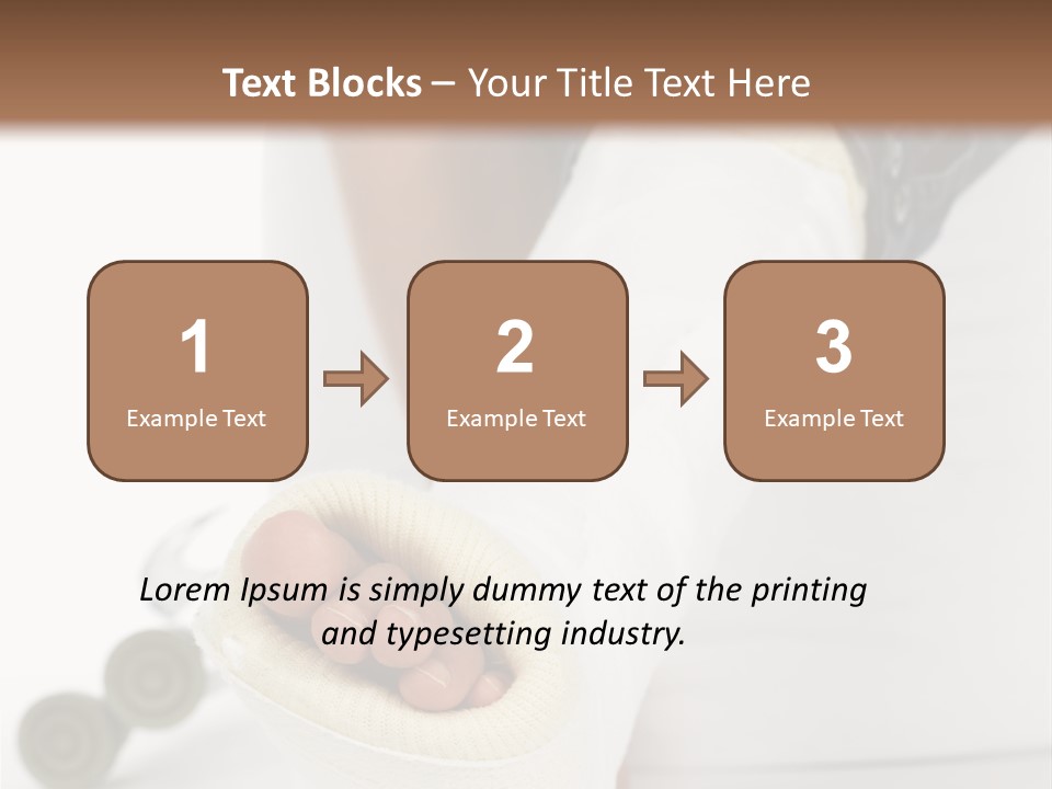 Girl With A Broken Leg PowerPoint Template