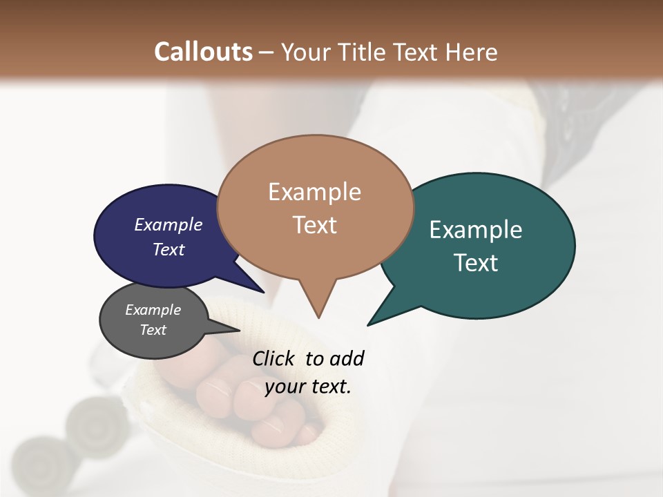 Girl With A Broken Leg PowerPoint Template