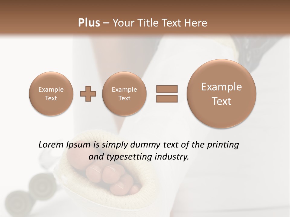 Girl With A Broken Leg PowerPoint Template