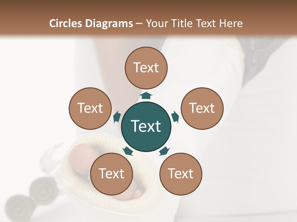 Girl With A Broken Leg PowerPoint Template