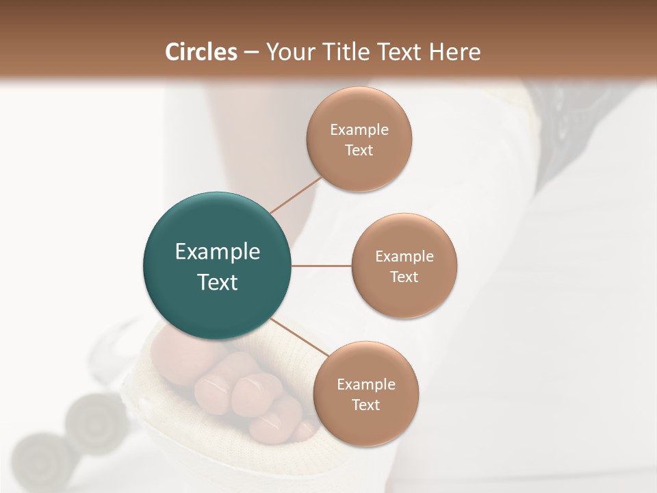 Girl With A Broken Leg PowerPoint Template