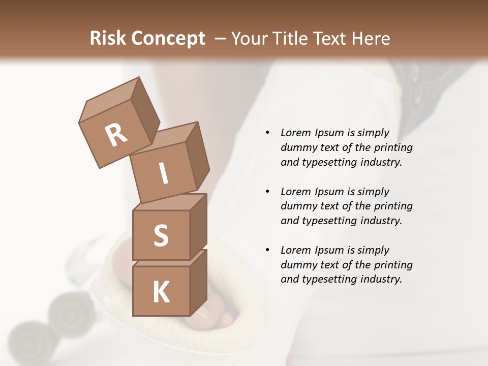 Girl With A Broken Leg PowerPoint Template