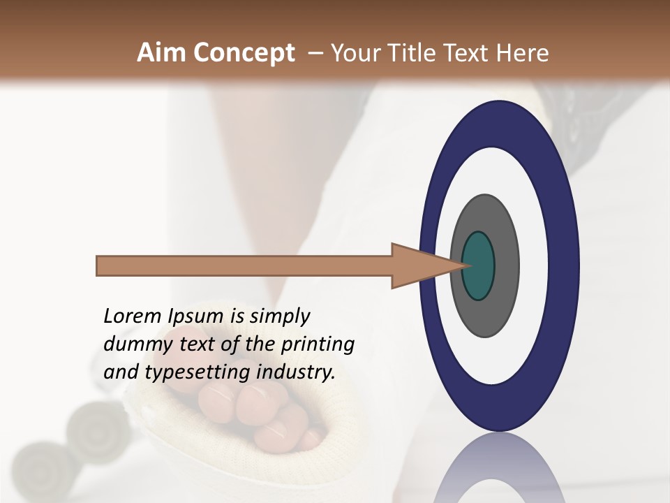 Girl With A Broken Leg PowerPoint Template