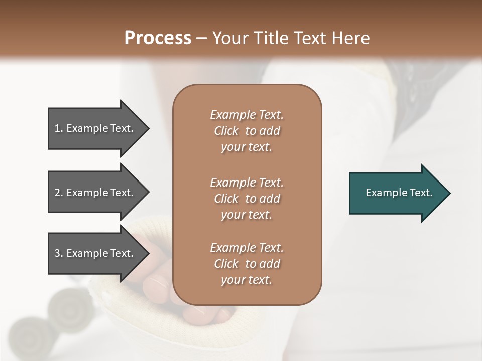Girl With A Broken Leg PowerPoint Template