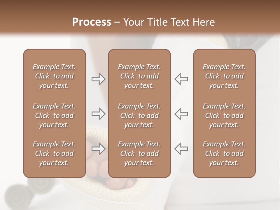 Girl With A Broken Leg PowerPoint Template