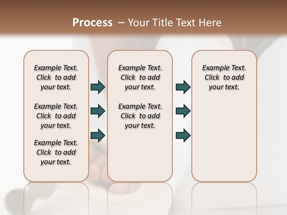 Girl With A Broken Leg PowerPoint Template