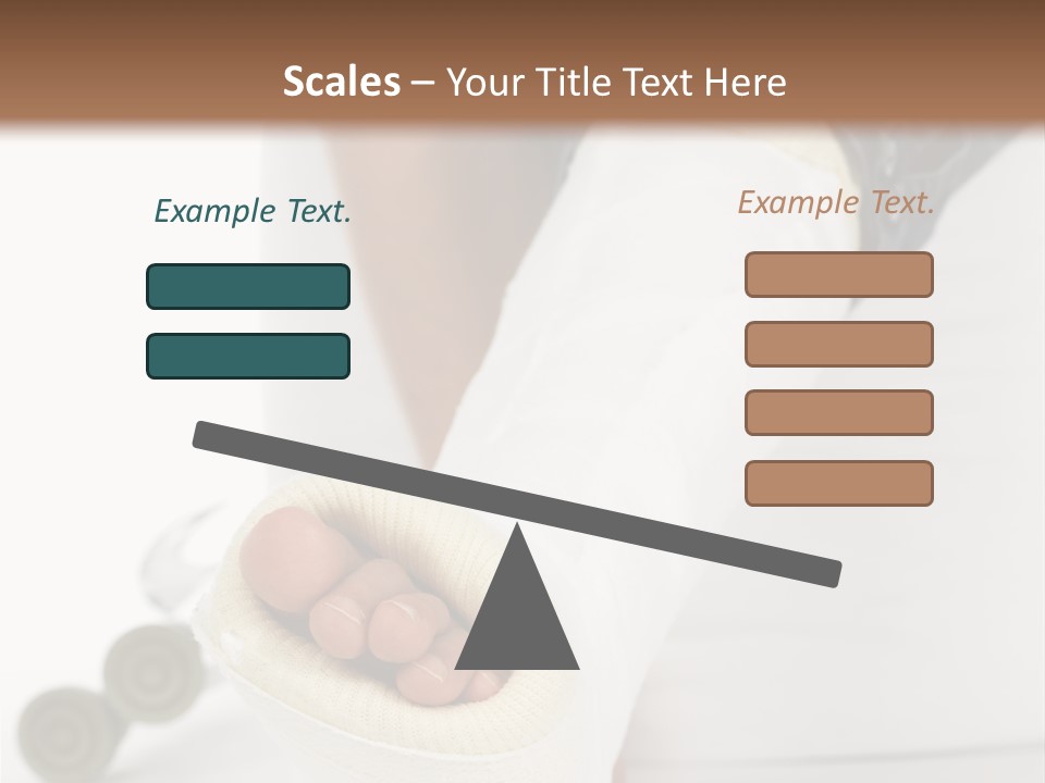 Girl With A Broken Leg PowerPoint Template