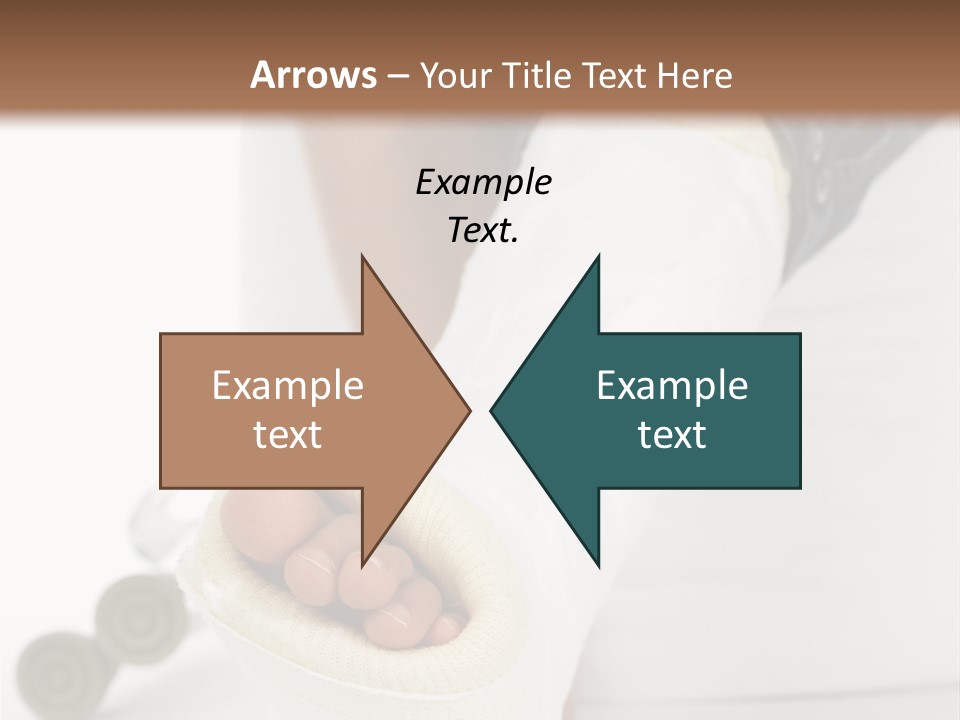 Girl With A Broken Leg PowerPoint Template